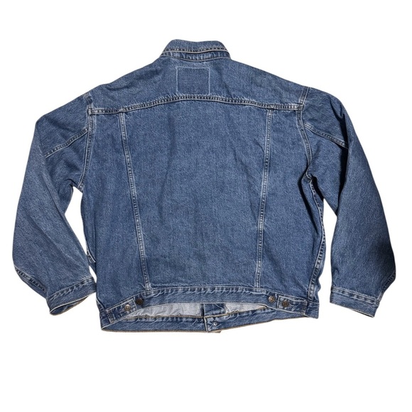 LEVI'S Men’s Vintage Large Denim Trucker Jacket, Blue - Picture 3 of 6